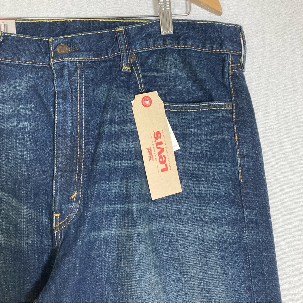 Levi's Strauss & Co Men’s Jeans Demin Regular 505  Straigh Fit Blue W38 L33 - Picture 4 of 14